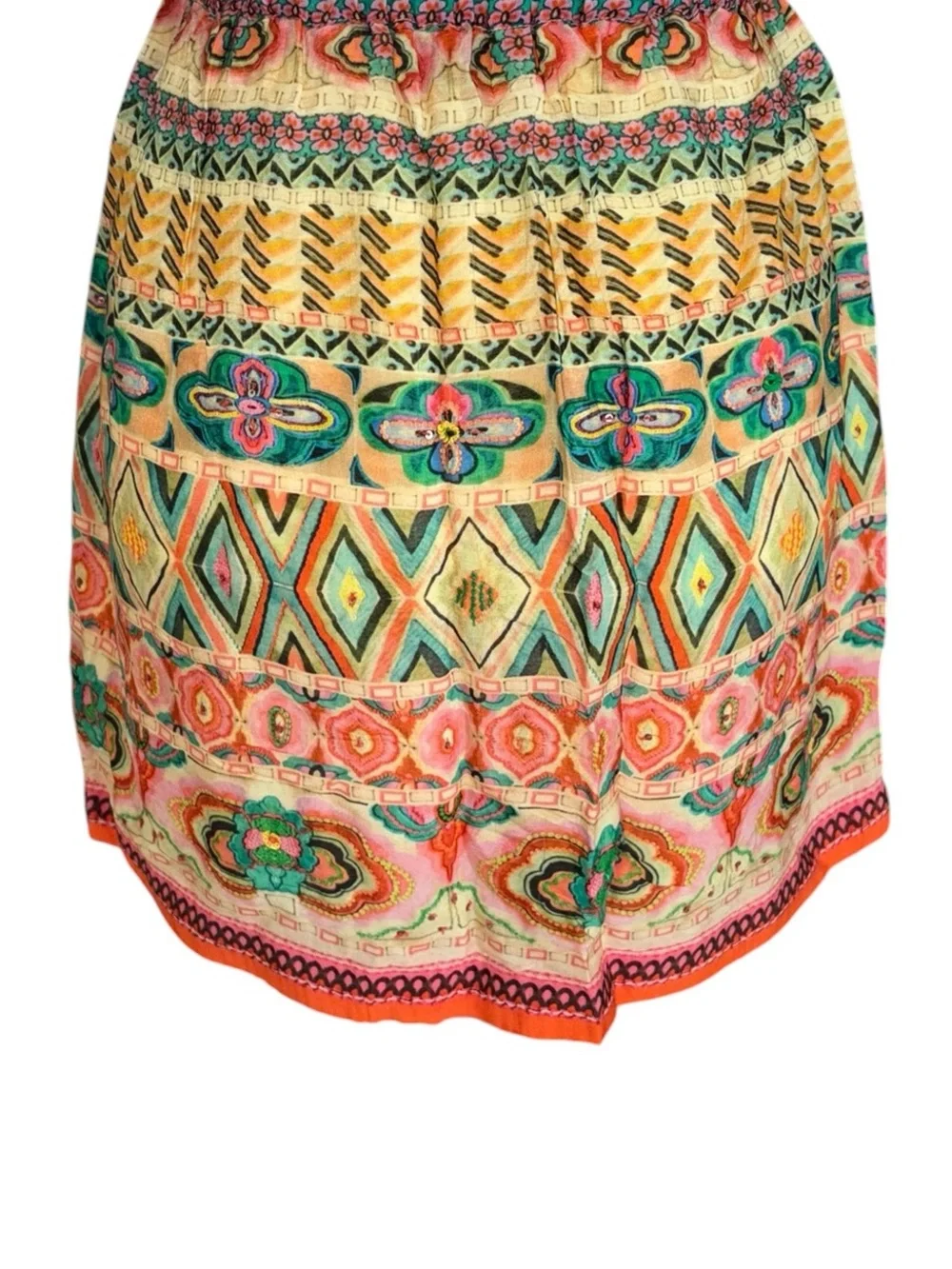 Anthropologie Tanvi Kedia Oroya Echo Embellished Sequin Mini Skirt - XS - Picture 11 of 15